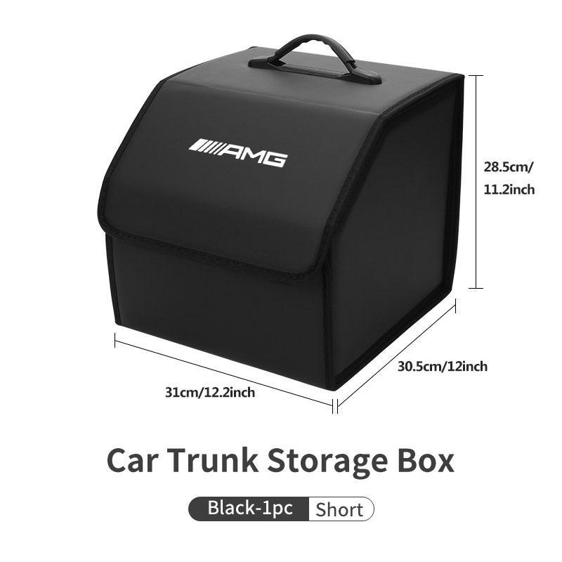 For Mercedes Benz Car Organizer Trunk Storage Box Stowing Tidying Container Bag W202 W212 W126 W140 W168 W177 CLS GLE GLC GLS AU1