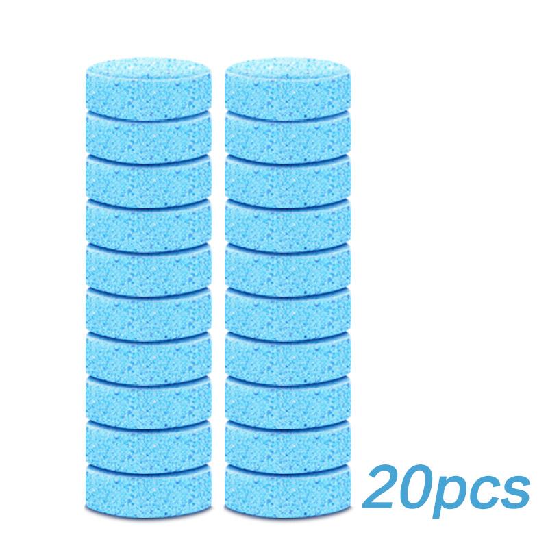 5/10/20/40/60Pcs Solid Cleaner Car Windscreen Wiper Effervescent Tablets Glass Toilet Cleaning Car Accessories