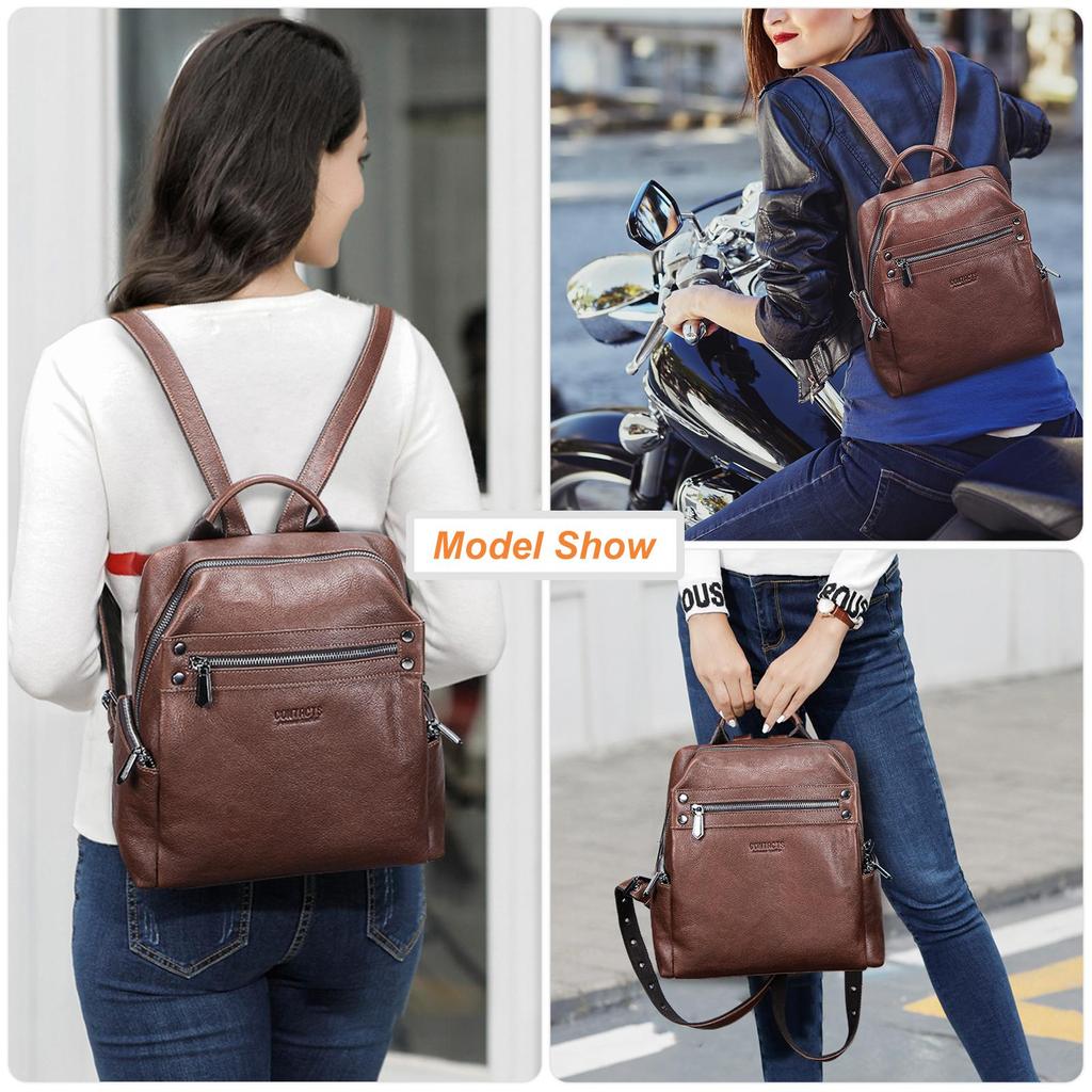 CONTACT'S женский рюкзак из натуральной кожи