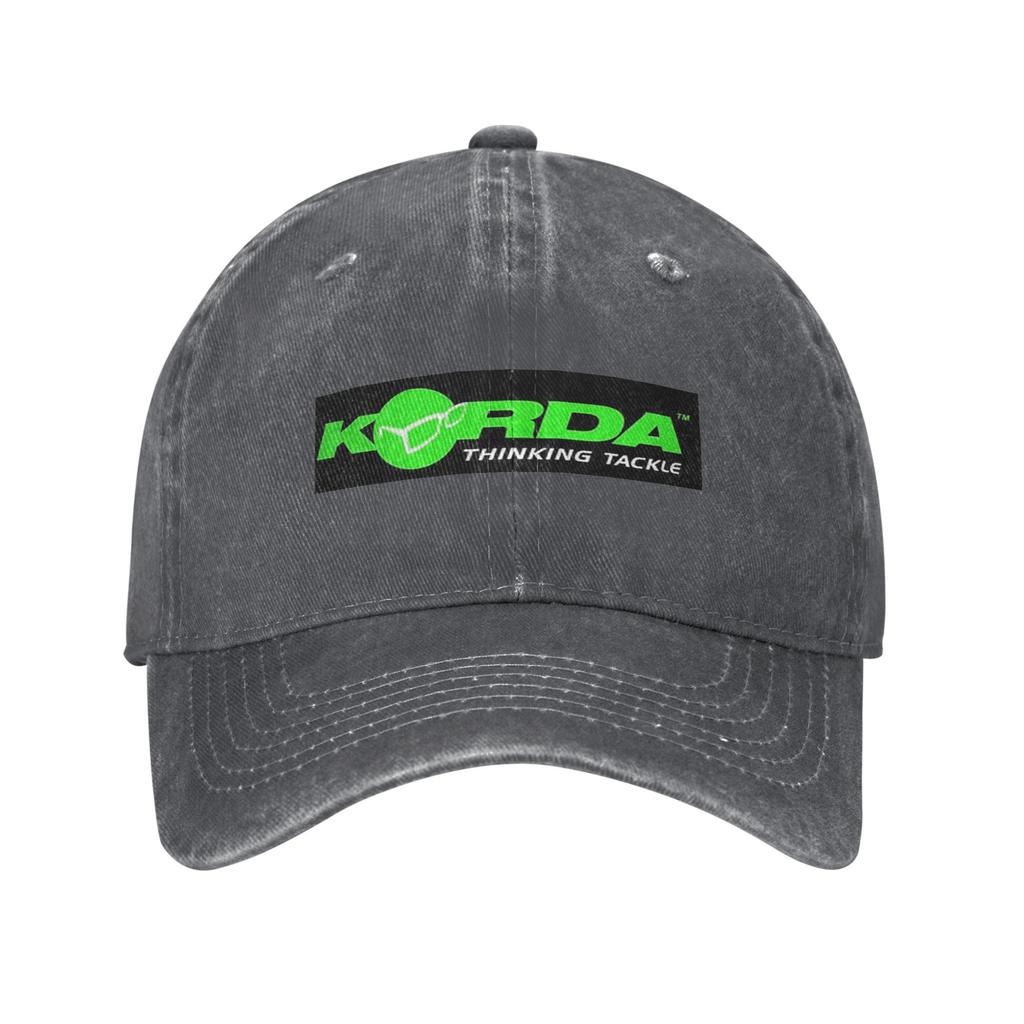Кепка из джинсовой ткани с логотипом Korda Fishing Повседневные бейсболки Регулируемая кепка Летние Унисекс Бейсболки