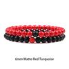 Set Bracelet Couples Distance Black White Natural Lava Stone Tiger Eye Beaded Yoga Bracelets for Men Women Elastic Rope Jewelry
