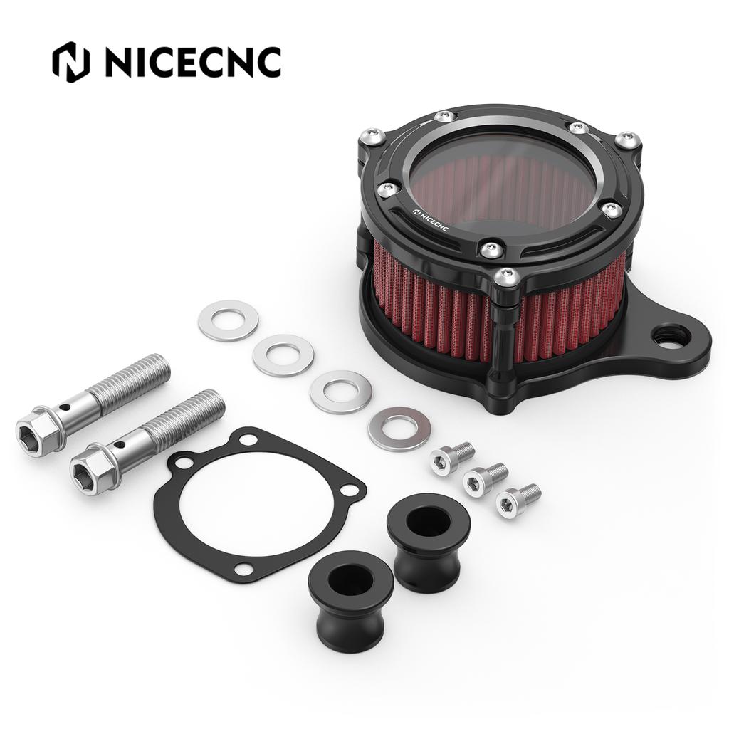For Harley Sportster 883 Low XL883L 2007-2010 Air Cleaner Intake Filter Sportster 1200 Custom XL1200C Iron 883 XL883N XL1200NS