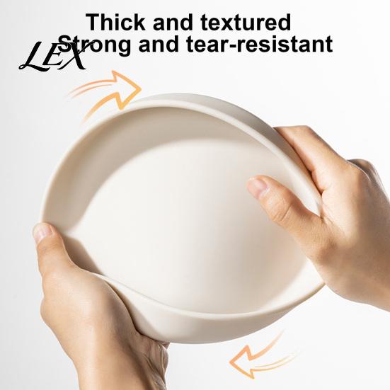 Stay Put Toddler Plate Silicone Suction for Toddlers, Cute Bear Detachable Divided Dinner Portable Food Tray Plate, Anti-slip Base Meal Prep