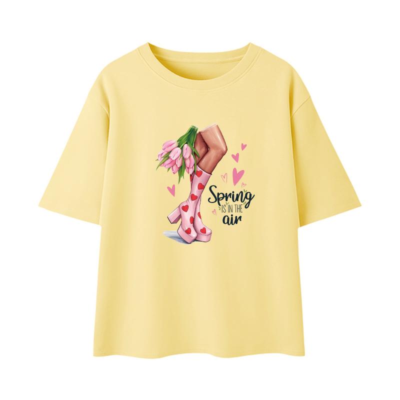 Heels Pink Stickers Diy Clothing DIY Hooded T-Shirts Heat Transfer Applique Patches Ropa Letter Patches