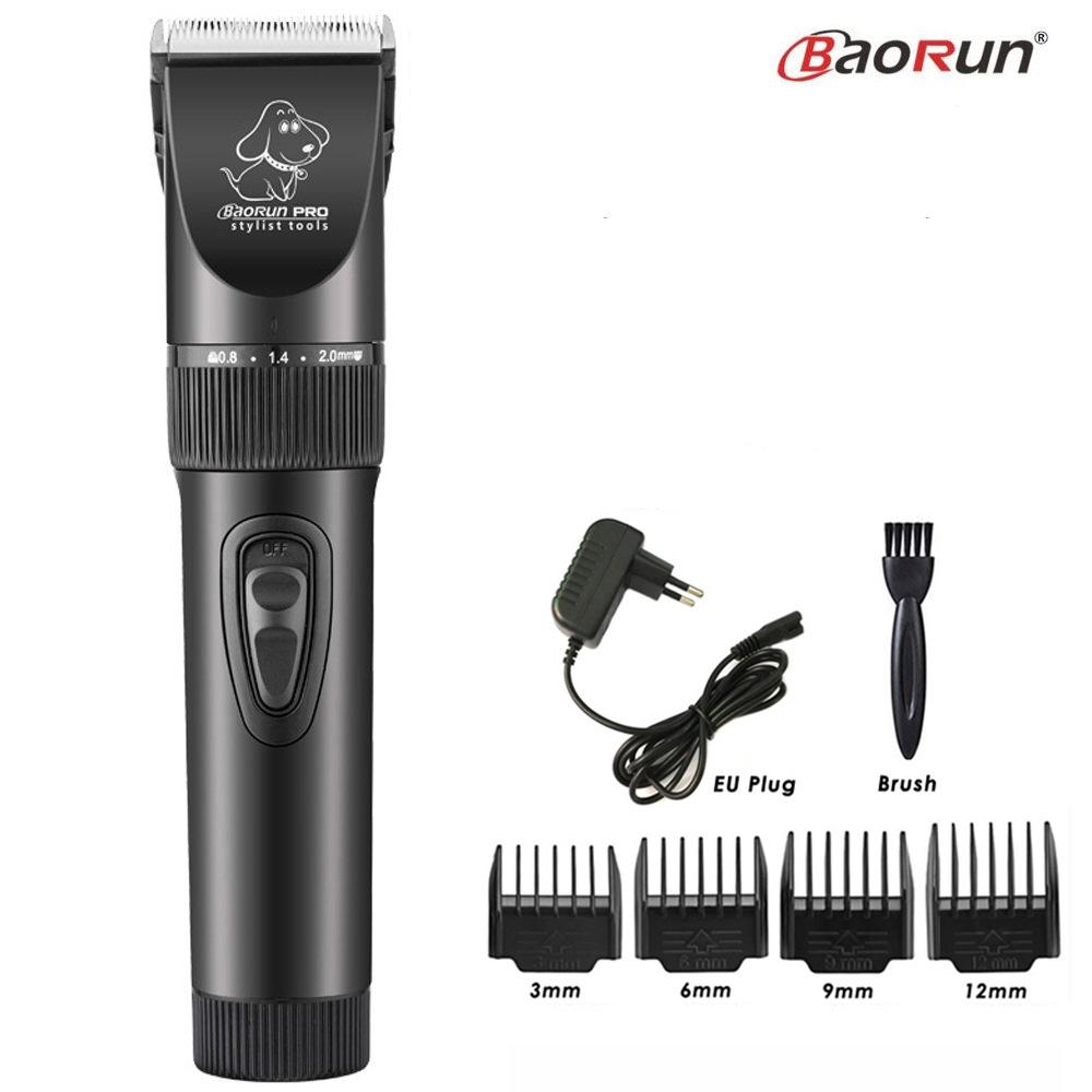 BaoRun P6 Professional Dog Hair Trimmer Rechargeable Pet Cat Grooming Clipper Shaver Low-noise Electric Cutters Haircut Machine