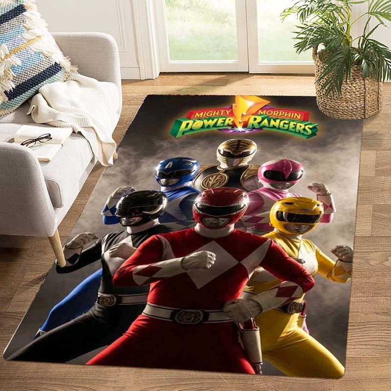 Коврик с принтом Super Sentai, для спальни, гостиной, коврик для ванной, нескользящий и устойчивый к пятнам, домашний декор.