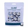 GUBB Салфетки для лица, 100% хлопковые | Многоразовые и биоразлагаемые, Мягкая ткань, Без химикатов | Карманная упаковка из 30 влажных салфеток для мужчин и женщин, для жирной кожи