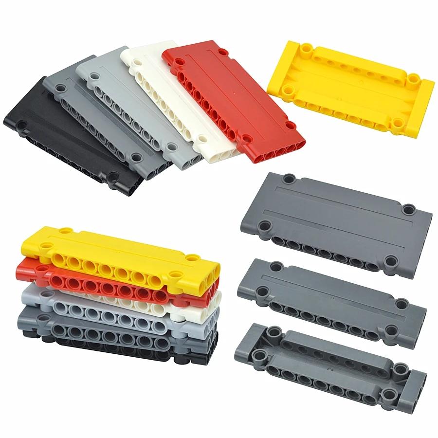 Технический Кирпич Набор Модульная Игрушка Идеально Подходит для MOC Хай-Тек 4 Шт Части Панель Пластина 5 x 11 x 1 Отверстия Строительные Кирпичи 64782 15458