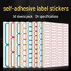 Самоклеящиеся наклейки с рукописным именем и ценником