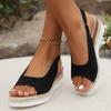 Summer Shoes 2024 Women Sandals Casual Lightweight Wedges Shoes Women Sandals Peep-toe Platform Shoes With Heels Sandalias Mujer