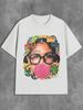 Y2K Retro Streetwear Women's Graphic T-Shirt Size S To 5XL