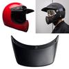 Open-Face Motorcycle Helmet Visor,3-Snap