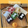 Stylish Mini Chain Crossbody Bag For Kids With Pearl Bow Knot Fashionable Design