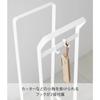 Yamazaki Tower Portable Cardboard Storage Box, Slim, White, 16.3 x 15 x 54.1 cm, with Handle, Holds 10589