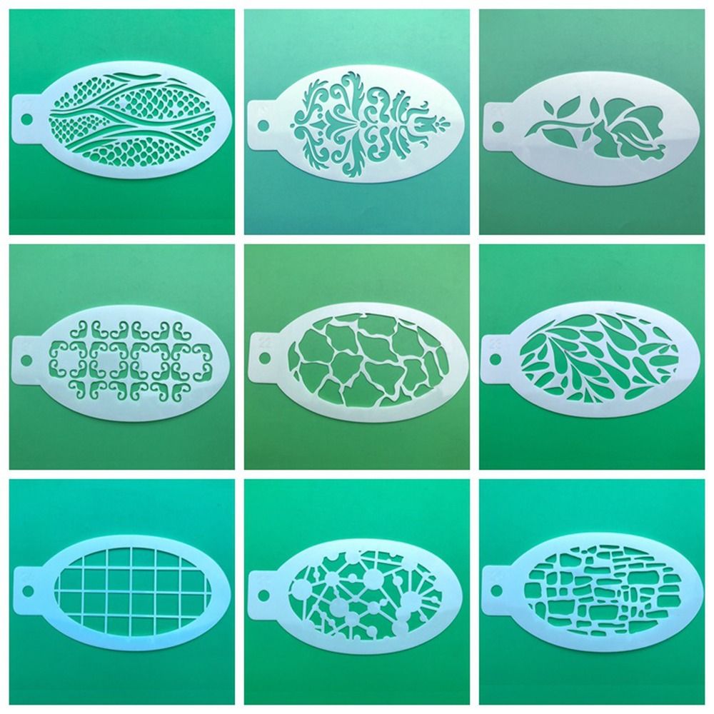 Трафареты для рисования на теле с изображением животных, шаблоны для татуировок на лице, праздничные украшения