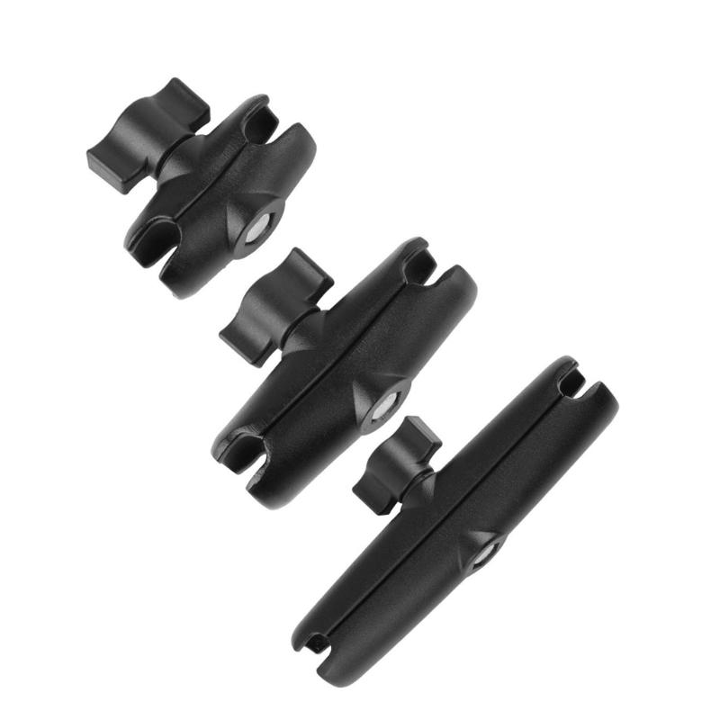 Aluminum Double Socket Arm for 1" 25mm Mount Systems Perfectly for Tablets on Bicycles, Motorcycles, or Trucks