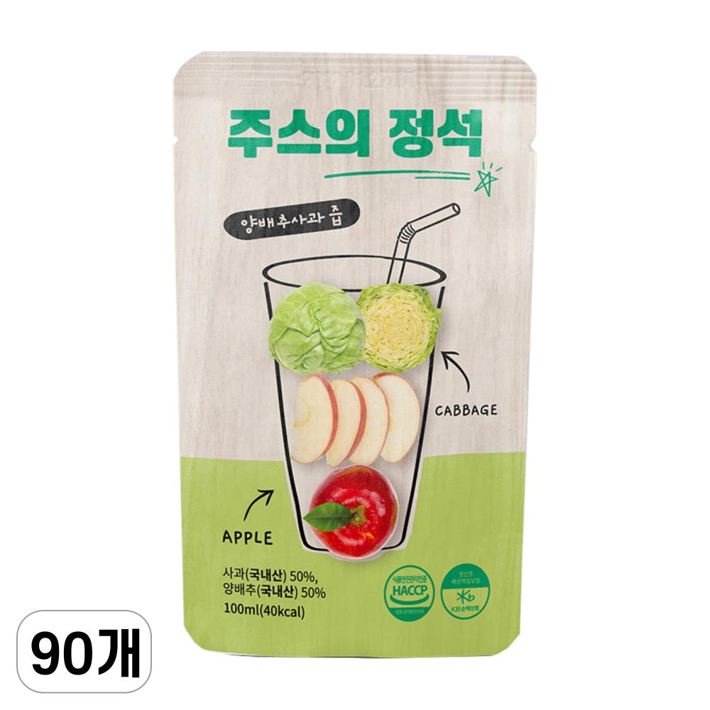 The Standard of Juice Cabbage and Apple Juice 100ml 90 pcs