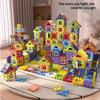 100pcs House Assembly Building Blocks, Large Size, Creative Square Block Building Blocks, Basic Assembly Building Blocks Educational DIY Assembly Toys