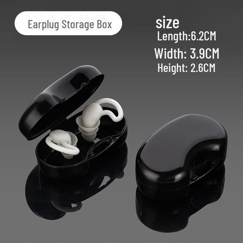 Прозрачный пластиковый футляр для хранения берушей и ювелирных изделий