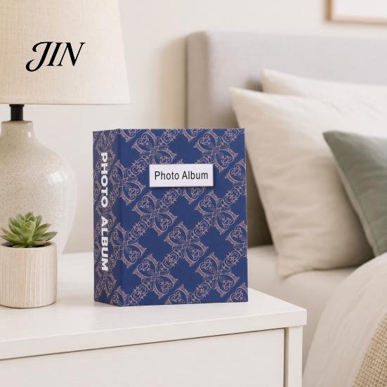 Vintage Photo Album Album, 3 & 6 Inch Laminated Sleeve Classic Mini Scrapbook for Polaroids Standard Photos, Portable Memory Keeper Travel Souvenirs
