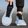 Мужская черная спортивная обувь, белые кроссовки для бега, летняя дышащая обувь, студенческие кроссовки больших размеров, легкие