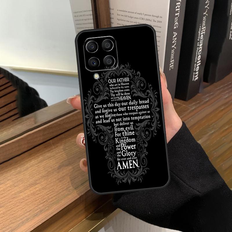 Christianity Lord Prayer Case For Samsung Galaxy M31 M21 M11 M20 M23 M54 M14 M34 M13 M52 M32 M12 M16 M36 M56 M15 M55