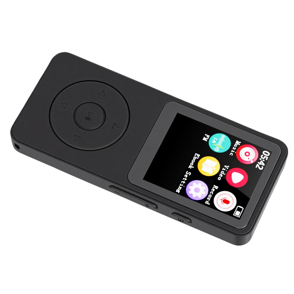 MP3-плеер Bluetooth 5.4 HiFi 2,4-дюймовый ЖК-экран Портативный музыкальный плеер FM Диктофон для активного отдыха Путешествий