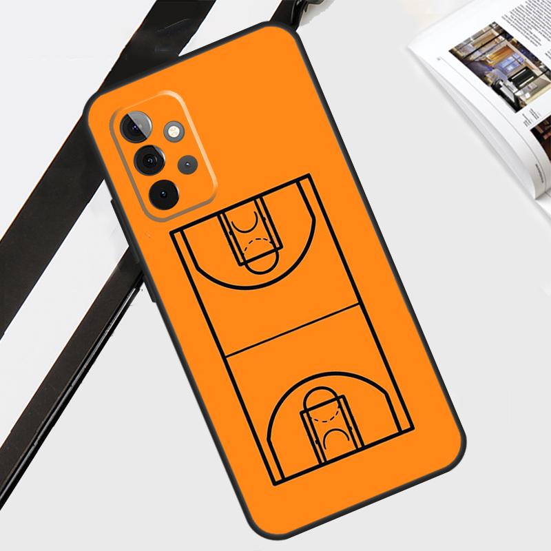 Basketball Court Case For Samsung Galaxy A06 A56 A36 A26 A16 A54 A34 A14 A12 A22 A32 A52 A13 A53 A15 A35 A55