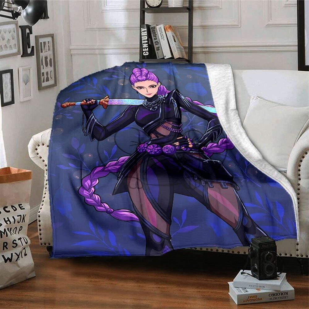 1pc hunter x (25) Blanket Soft Warm Throw for Home, Office, Travel All Season Cozy Bedding Gift, Office Cozy AccessoryB2