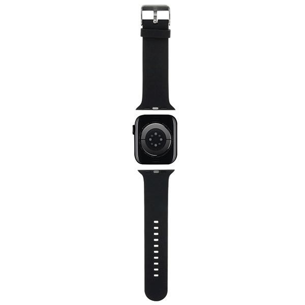 Karl Lagerfeld Strap KLAWMSLKNK Apple Watch 38/40/41mm black/black strap 3D Rubber Karl Head