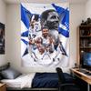 Kyrie Irving Dallas Mavericks 2 Basketball Collage Art Poster Blue Star