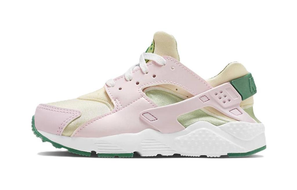 Nike Huarache Run SE Wallace Vintage Низкие детские беговые кроссовки Розово-зеленые Для детей от 3 до 7 лет DQ0518-600