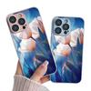 Цветок тюльпана подходит для iPhone17ProMax металлическая краска защитный чехол для мобильного телефона 17 полноразмерный мелкое отверстие 16 стекло