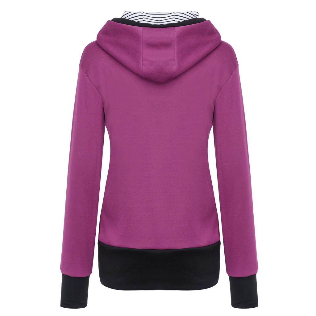 Женская полосатая детская сумка для беременных с капюшоном на молнии, пальто для беременных