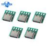 10 ШТ. ПЛАТА PCB TYPE C 3.1 Разъем Type C 16P Тестовая Плата PCB Пластина Адаптер Разъем Гнездо для Провода Кабеля Передачи Данных