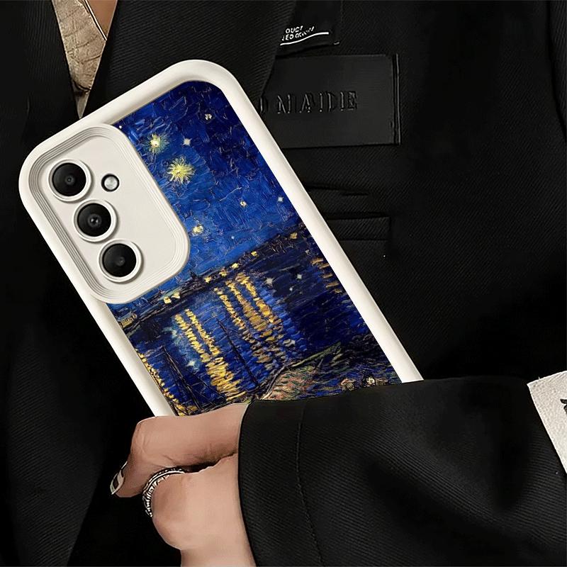 Чехол для телефона для Samsung Galaxy A17 A16 A15 A14 A13 Ван Гог Масляная живопись Эстетика A56 A36 A26 A55 A35 A25 A54 A34 A24 A53 A33 A