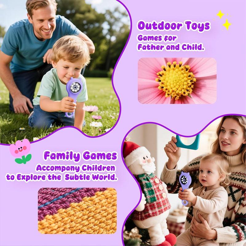 Ручной цифровой микроскоп 500X USB Поддерживает память 64 ГБ Насекомое Монета Лупа Портативные микроскопы Детская развивающая игрушка