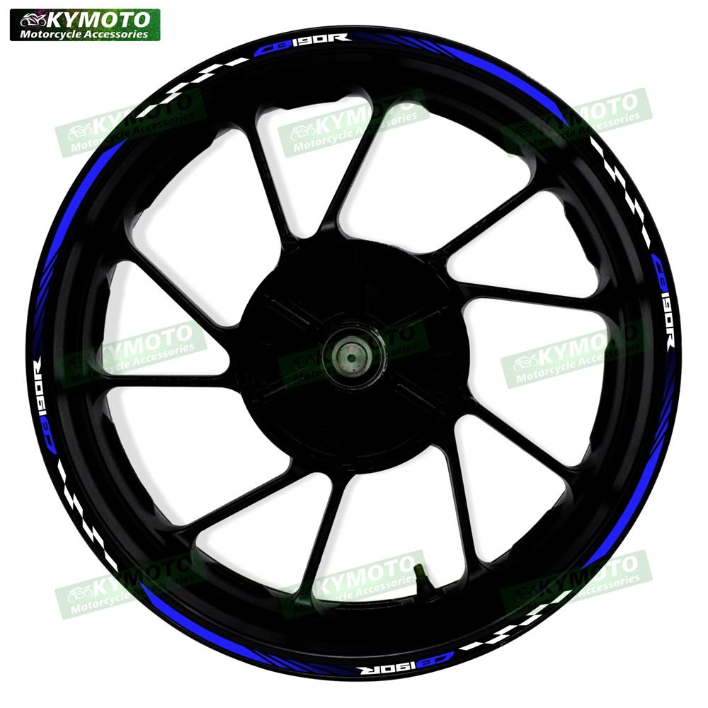 Для мотоцикла Honda CB190R CB 190R аксессуары 17-дюймовые наклейки на переднее и заднее колеса декоративная светоотражающая наклейка на обтекатель