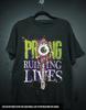 Rare! Prong Band Ruining Lives Cotton Black S To 5XL T-Shirt