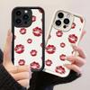 JT314 Губы Поцелуй для iPhone 17 16 15 14 Pro Max Samsung S26 S25 Ultra A17 A16 A07 A56 A06 A13 Xiaomi 15T Redmi 15c Note 14 Мягкий чехол