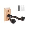 GH-01 Guitar Hanger Wooden Wall Mount Hook Holder Keeper for Electric Acoustic Guitars Bass Uk