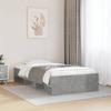 VidaXL Bed Frames Concrete Grey 90x200 Cm Engineered Wood, Bedroom Furniture, Single Bed, Slatted Base, Bed, Frame of 3295677