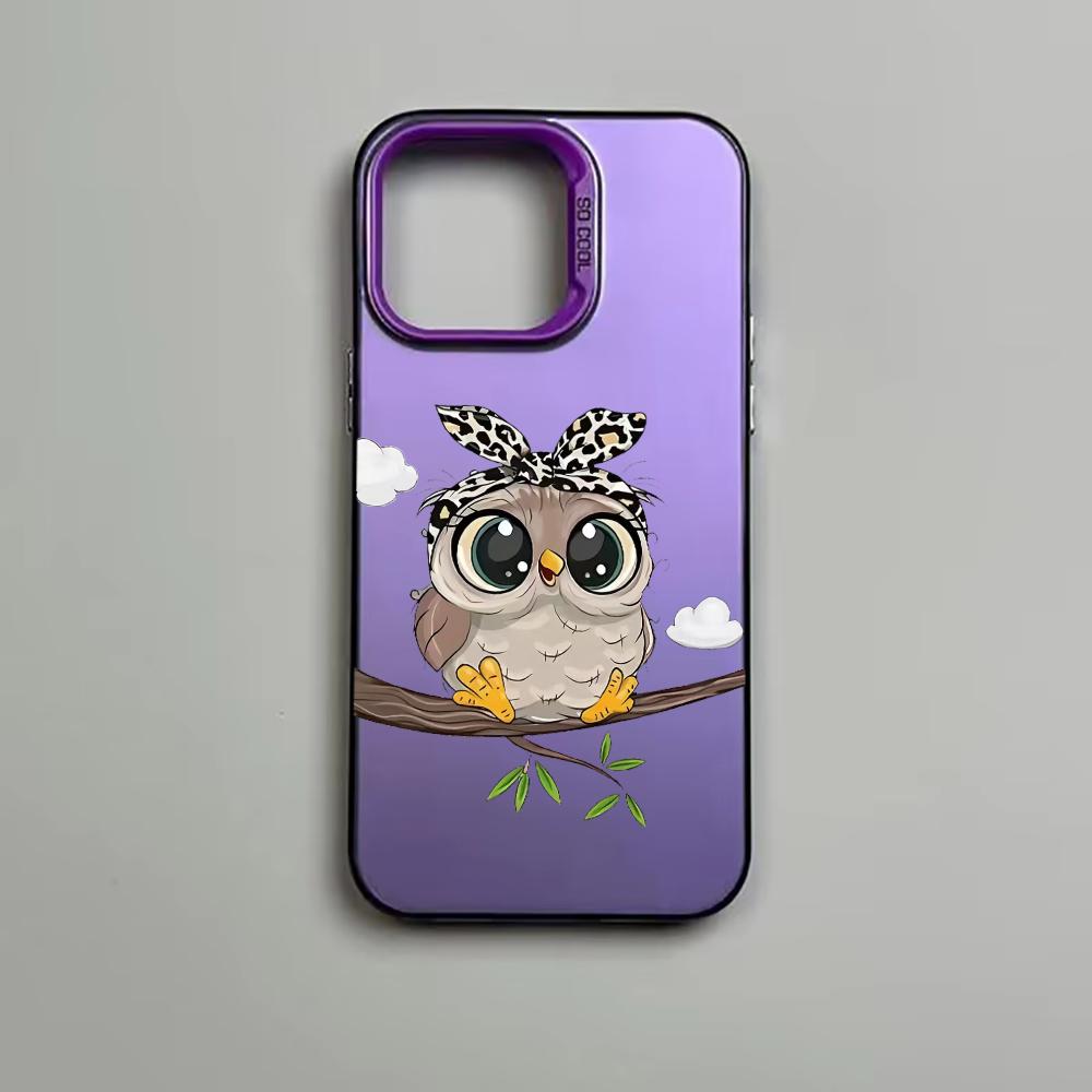 Phone Case - Cute Cartoon Owl Suitable for iPhone 17 Case 16 15 14 13 12 11 Pro/Max/Plus Anti Drop and Anti Shock Back Cover