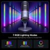 UGREEN Настольный микрофон с RGB-подсветкой USB-микрофон Кнопка отключения звука Однонаправленная диаграмма направленности Регулятор громкости Конденсаторный микрофон для PS5