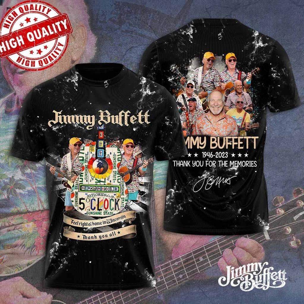 Jimmy Buffett 1946 2026 Feel Right At Home 3D AOP Shirt Unisex S-5XL 1R228