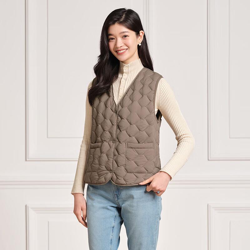 Tanboer Women's Comfortable Warm Down Vest