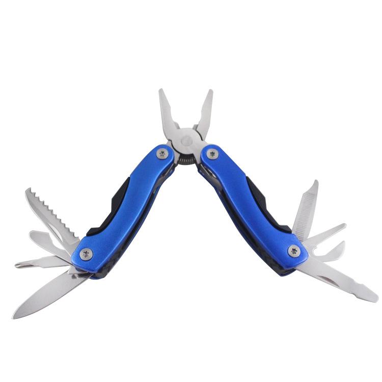 Многофункциональные складные плоскогубцы из нержавеющей стали — компактный подарок с алюминиевой ручкой для кемпинга и самообороны