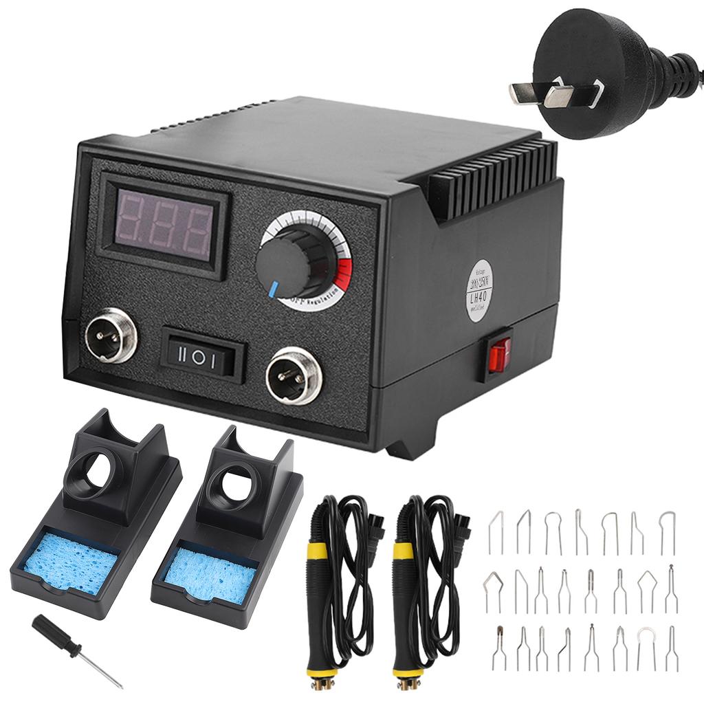 Wood Burning Kit Tool Adjustable Temperature Pyrography Gourd Board Rice Paper Soldering IronAU