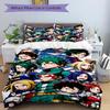 Heroic Adventures Unite Print 3Pcs Bedding Setduvet Cover With 2 Bedropillowcase Home Birthday Gift
