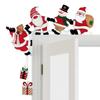 1/2 Pcs Cartoon Door Corner Decor Santa Wooden Pendant New Door Frame Decor Card
